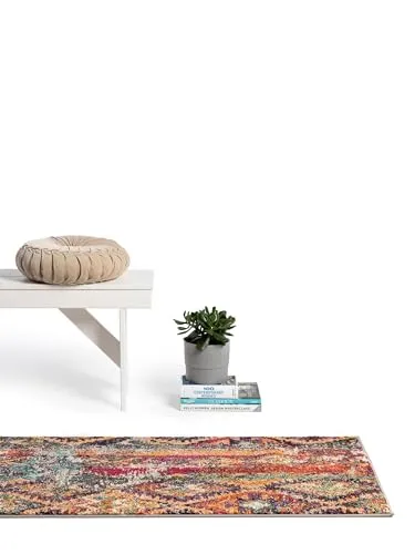benuta Nest Läufer, Mehrfarbig, Rechteckig 70x240 cm - Teppiche & Böden: Wasserabweisender Teppichläufer aus Textil, Oeko-Tex® Standard 100, ideal für stilvolle Akzente in Ihrem Zuhause.