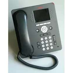Avaya 700504845 9611G Global Telefon schwarz - Festnetztelefon mit 2,8 Zoll Farbdisplay und 8 programmierbaren Tasten für effizientes Task-Management, ideal für professionelle Nutzung.