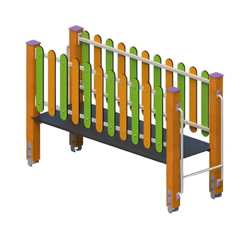Spielplatz Schwebebalken Balancierbrücke für Kinder - Robuste Hängebrücke für Kinder von 1-11 Jahren, fördert die Motorik und sorgt für Spielspaß im Freien. Modernes Design, einfache Montage und 2 Jahre Herstellergarantie.