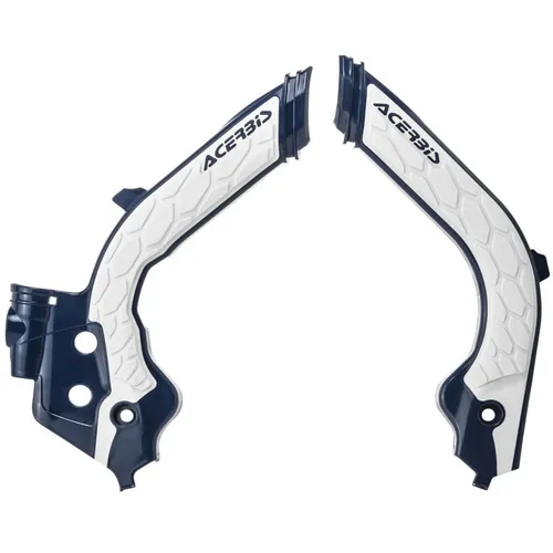 Acerbis Rahmenschutz X-Grip Husqvarna FC/TC 19-, FE/TE 20-, Blau/Weiß