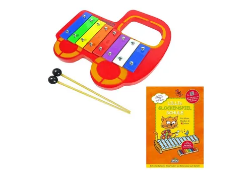 keepdrum Glockenspiel Auto mit Lillis Schule