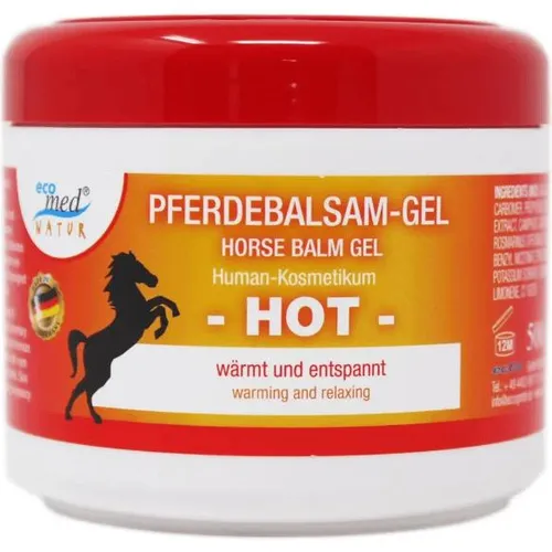 eco med NATUR Pferdebalsam HOT für Pferde