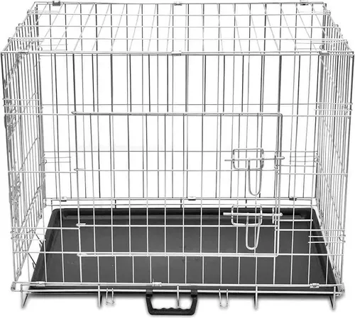 Produktbild vidaXL Faltbarer Hundekäfig M – Sicher und praktisch