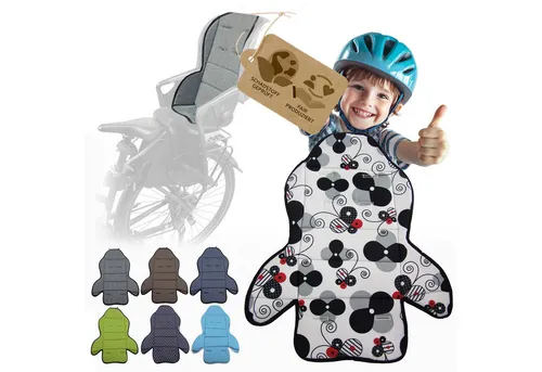 BambiniWelt by Rafael K. Fahrradkindersitz Ersatzbezug Sitzkissen für Fahrradsitz kompatibel mit Römer Jockey M3, ab: 9 Monate, bis: 5 Jahre