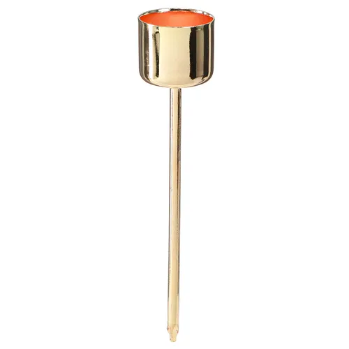 Rotgold Stabkerzenhalter Ø22mm H10,5cm 12er Set Deko, 12 Stück