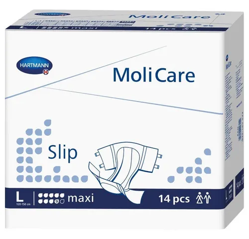Molicare Slip maxi Gr. L - 56 Stück, optimale Sicherheit für Inkontinenz - Inkontinenzeinlagen mit hohem Saugvolumen und bequemer Passform, ideal für aktive Nutzer.