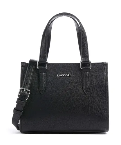 Lacoste Top Handle Bag - Elegante Handtasche 22 cm (noir) - Handtaschen, zeitloses Design trifft auf praktische Details. Die Lacoste Top Handle Bag überzeugt mit einem sicheren Reißverschluss und einem abnehmbaren Umhängegurt für vielseitige Tragemöglichkeiten.