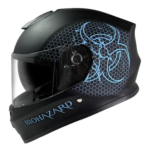 FunSport-Factory Motocrosshelm Bio Hazard Teal für Kinder
