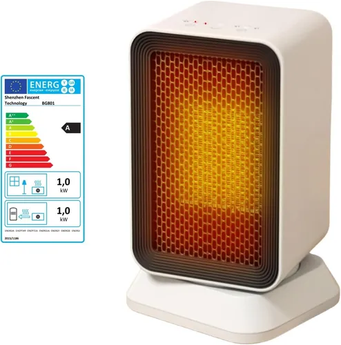 Tragbare Heizlüfter, Elektroheizkörper 3 Heizmodi/Rotationsfunktion/PTC-Keramik