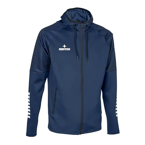 DERBYSTAR Primo Kapuzenjacke v24, Gr.116, navy weiss