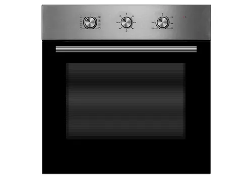 Midea Einbau-Backofen 65M80M1IX, Edelstahö 70 Liter, 8 Funktionen, Heißluft und Easy clean Innenraum