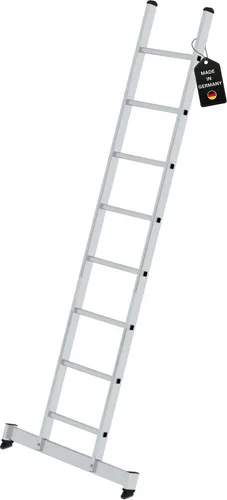 Sprossen-Anlegeleiter mit nivello®-Traverse 8-Sprossen