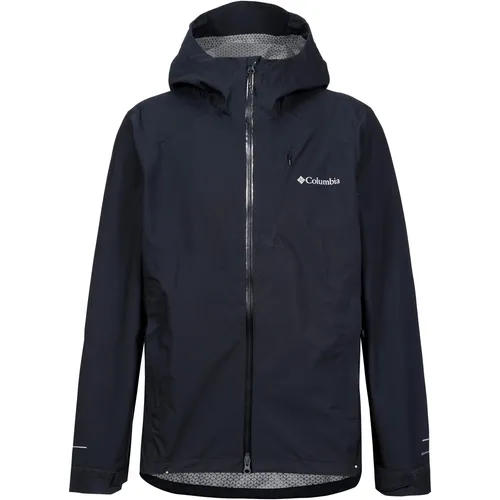 Columbia Trailborne 2.5L Shell Regenjacke Gr L schwarz