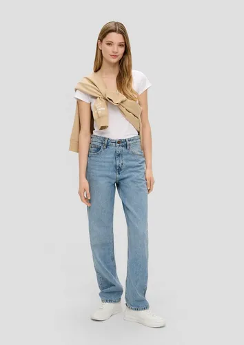 QS Regular-fit-Jeans Jeans-Hose Jeans / Loose Fit / Mid Rise / Straight Leg