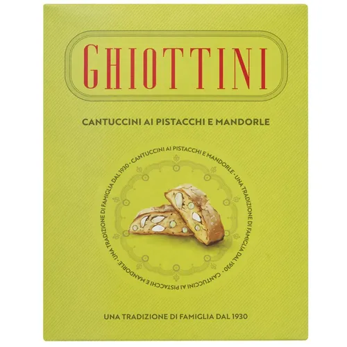 Ghiottini Cantuccini ai Pistacchi Mandorle Mandel Pistazie 200 g 19,95 EUR/kg