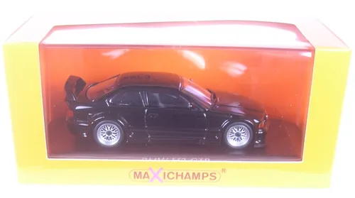 Minichamps 1:43 BMW M3 E36 GTR - 1993 - BLACK 940023380 - Modellbau, Spur 1:43, detailgetreue Nachbildung des legendären Rennwagens, ideal für Sammler und Motorsport-Fans.