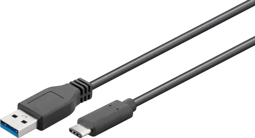 USB 3.0 Kabel A Stecker C Stecker schwarz - Länge: 0,15 m