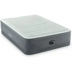 Intex Luftbett 191 x 137 x 46 cm PremAire | Komfortables Schlafen mit integrierter Elektropumpe