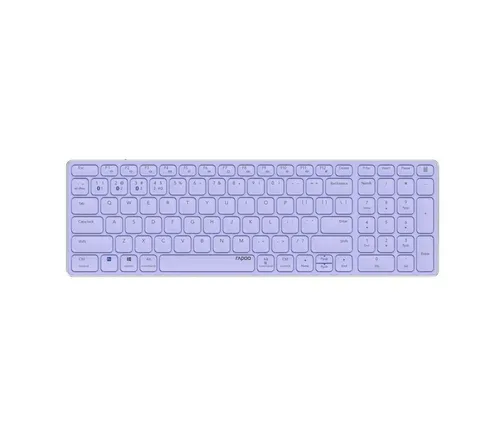 Rapoo E9700M Kabellose Tastatur - Flache Aluminium Tastatur mit wiederaufladbarem Akku, intelligentem Geräteswitching und leisen Tasten für maximalen Komfort. Ideal für PC & Mac.