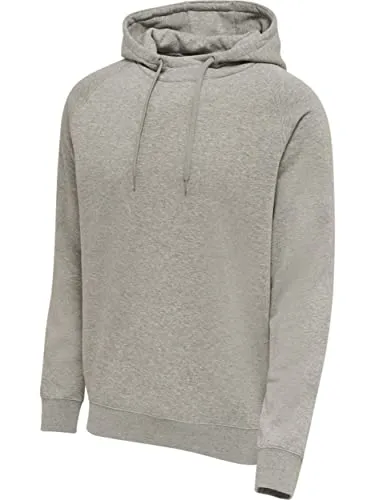 hummel hmlKlassischer Kapuzenpulli - Rot, Grau meliert, Größe 5XL - Herren-Sweatshirts aus gebürstetem Sweatstoff für höchsten Tragekomfort und eine reguläre Passform.