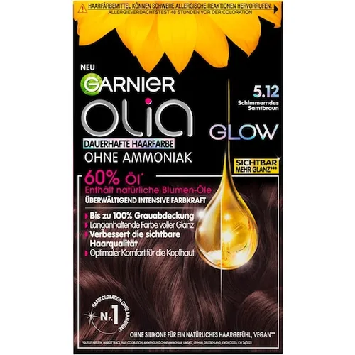 GARNIER Haarfarben OliaDauerhafte Haarfarbe 5.12 Schimmerndes Samtbraun 1 Stk. (6,99 € / 1 Stk.)