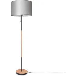 Stehleuchte Wohnzimmer mit Stoffschirm E27 - Moderne Stehlampe für gemütliches Licht, hochwertige Stoffschirme und stilvolles Design für jedes Zuhause.