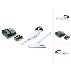 Makita Staubabsauger DCL 181 FRT1 W mit Akku 5,0 Ah in weiß von Makita
