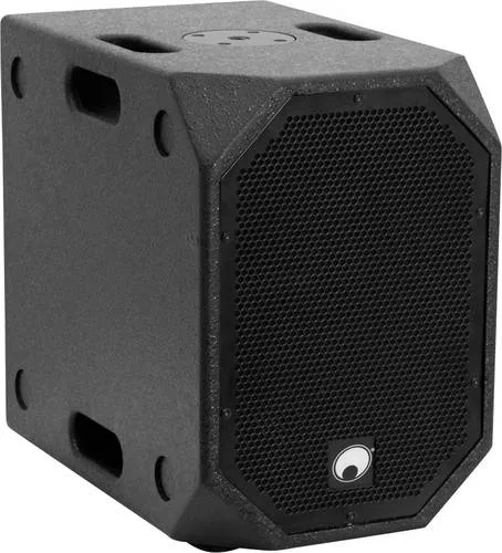 Omnitronic 11038870 Subwoofer Schwarz - Aktiver 300 W Basslautsprecher - Musikstudio Bühne und DJ Equipment, kraftvoller aktiver Subwoofer mit 300 W für beeindruckenden Sound und Tiefbass.
