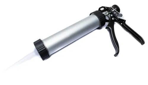TrendLine Kartuschenpresse Aluminium 310 ml silber-schwarz mit Schnellspannhebel Fliesenwerkzeug