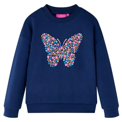 vidaXL Kinder-Sweatshirt Marineblau 92