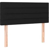 vidaXL Kopfteil Schwarz 100x5x78/88 cm von vidaXL