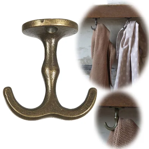 Vintage Doppelhaken Regalhaken Küchenhaken Schrankhaken Kleiderhaken Deckenhaken