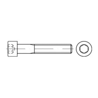 DIN 912 Zylinderkopf-Schaftschraube M6x60 Edelstahl A2 70 - 500 Stück - Maschinenschrauben aus hochwertigem Edelstahl A2, korrosionsbeständig und ideal für langlebige Verbindungen in verschiedenen Anwendungen.