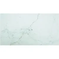 vidaXL Marmoroptik Tischplatte 120x65cm in weiß von vidaXL