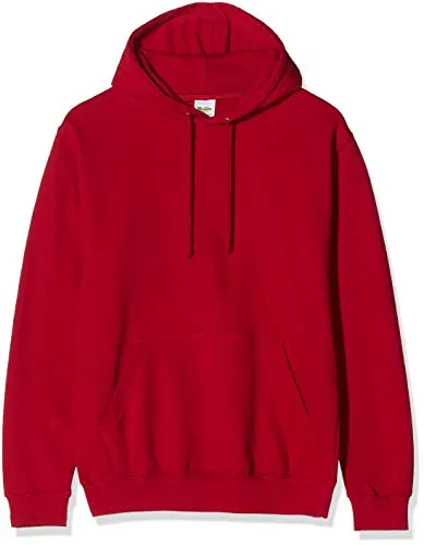 AWDis Herren Kapuzenpullover COLLEGE HOODIE, Rot (Red Hot Red Chilli), XXL