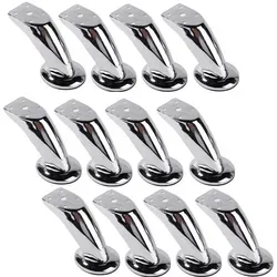BAYLI Tischbein 12er Set Möbelbeine Metall, Schrankfüße 12 cm - Stabiles 12er Set BAYLI Tischbeine aus Metall, ideal für Möbelprojekte. Die 12 cm hohen Füße bieten eine zuverlässige Unterstützung und verleihen jedem Stück einen modernen Look.