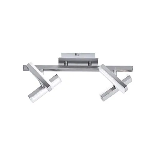 Paul Neuhaus 11277-55 Design LED Deckenleuchte - Moderne Deckenlampe mit verstellbaren Spots, ideal für Ihr Gästezimmer. Enthält eine herausnehmbare Lichtquelle der Energieeffizienzklasse F für flexible Nutzung.