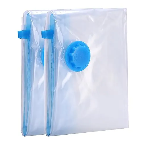 DERICOR Vakuumbeutel Vakuum Kleiderbeutel Aufbewahrungsbeutel Wiederverwendbar Vakuumbeutel 80 * 100cm