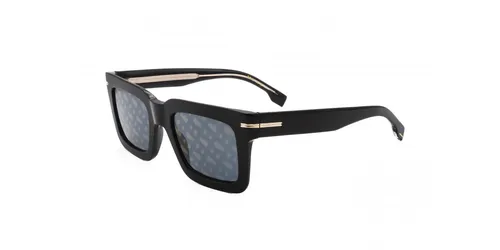 Hugo Boss Herren Sonnenbrille BOSS1501-S-807-51 51mm - Stilvolle Sonnenbrille für Herren mit 51mm Linsenbreite, aus hochwertigem Acetat, bietet 100% UV-Schutz und elegantes Design in Schwarz mit goldfarbenen Gläsern.