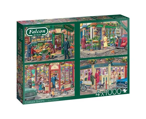 Falcon 11329 Victor McLindon Corner Shops Puzzle von Jumbo Spiele