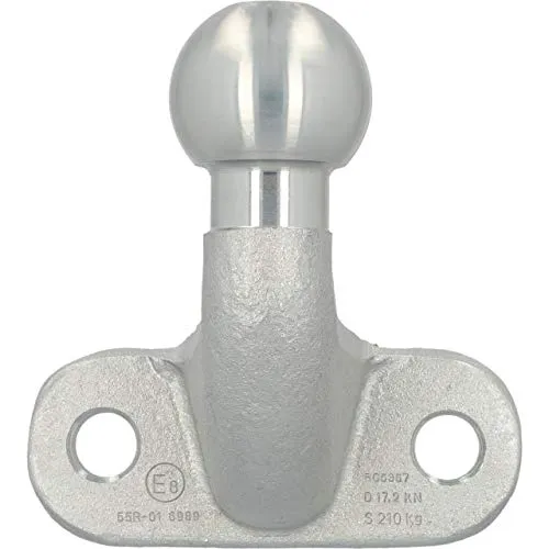 UNITEC Kupplungskugel 50 mm für Anhängerkupplung, alternativ als AHK-Fahrradträger für die Wand, bis 3,5 t,