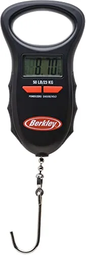 Berkley Digital Fish Scale - 50 LB Waage, Black/Red