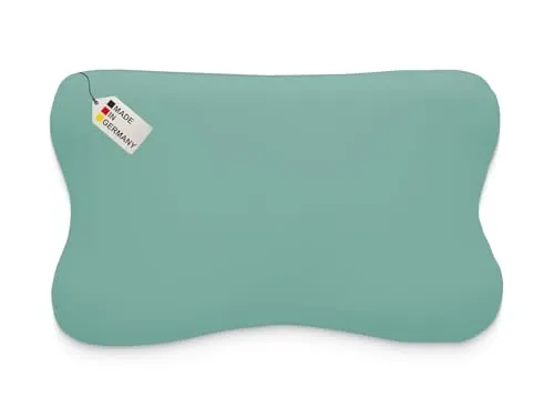 Dukal | Kissenbezug passend für Blackroll Recovery Pillow Kopfkissen | Third of Life Re-Charge und Recovery | smartsleep smart Recovery Pillow | MARTneck Kopfkissen | 30 x 50 cm | Farbe: Jade