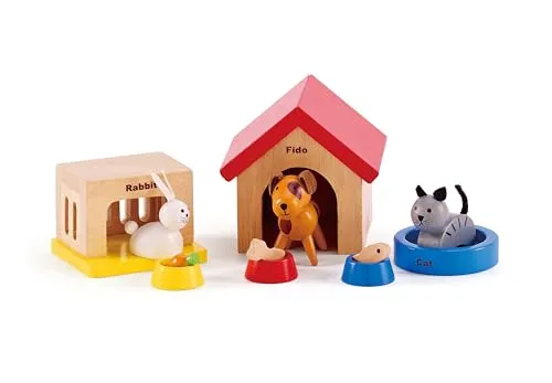 Hape Haustiere Puppenhaus Zubehör von Hape