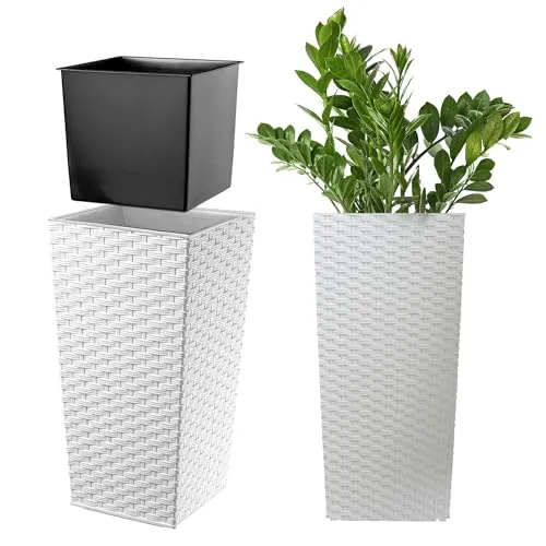 Blumentöpfe & Pflanzgefäße Weiß von KADAX