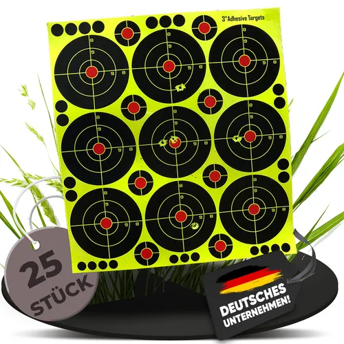 Fritz-Cell Splitterziele Splittersticker Typ 3762 selbstklebend Zielscheibe f 25