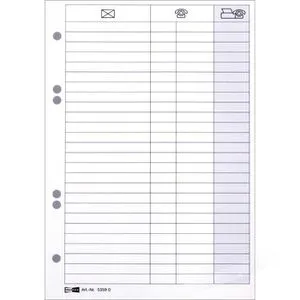 Veloflex Ersatzeinlagen 5359000, A5 Adressen für Telefonbuch