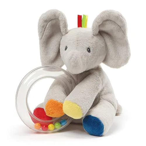 GUND 6052911 GND GBG Flappy Plush Rattle GML, Multicolour