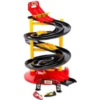 Rennbahn-Turm mit zwei Rennwagen - RC-Modelle: Spannender Rennbahn-Turm mit zwei Rennwagen für actionreichen Spielspaß und aufregende Rennen!