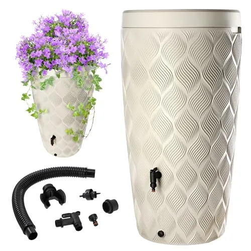 KADAX Regentonne mit Pflanzschale 240 L